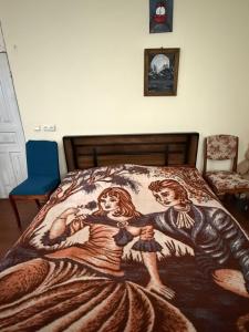 Postel nebo postele na pokoji v ubytování Tsikhisdziri Hotel