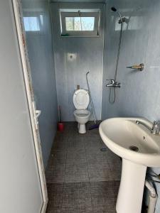 Koupelna v ubytování Tsikhisdziri Hotel