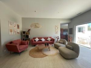 Гостиная зона в Villa Terracotta - Piscine & Climatisation