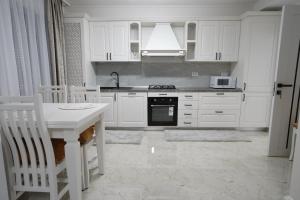 Kuchyň nebo kuchyňský kout v ubytování Apartament ultracentral NICOL