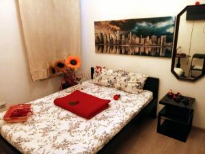 Postel nebo postele na pokoji v ubytování EVA suites