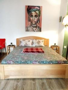 Postel nebo postele na pokoji v ubytování EVA suites