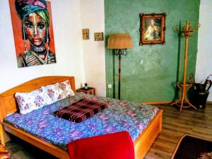 Postel nebo postele na pokoji v ubytování EVA suites