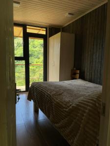 Postel nebo postele na pokoji v ubytování Modular House Green Zyland Gamma