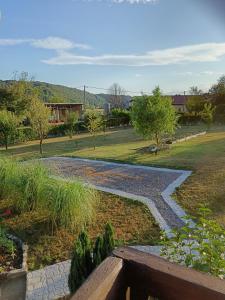 a view of a park with a walkway at Galoma Korana in Gornji Velemerić