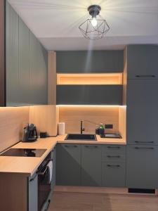 Kuchyň nebo kuchyňský kout v ubytování South Beach Apartment Primorsko 2 + 1 fotografie