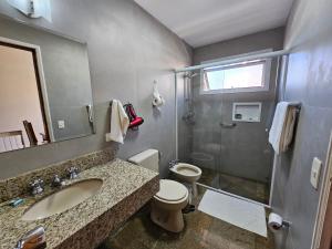 Koupelna v ubytování Hotel Sagres