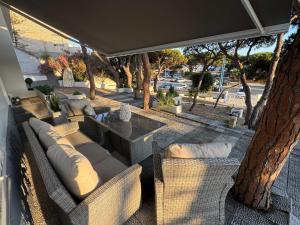 Χώρος καθιστικού στο Chalets Paraíso Playa de Mazagón