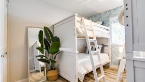 a room with bunk beds and a potted plant at Laurel Gilbert in Gilbert
