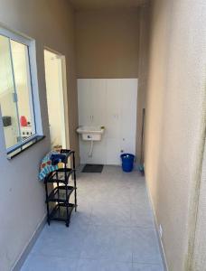 Koupelna v ubytování Casa no Litoral em Matinhos