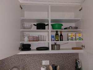 Kuhinja oz. manjša kuhinja v nastanitvi El Destino Apartments
