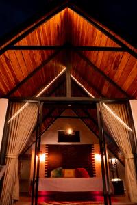 Postel nebo postele na pokoji v ubytování Glamping Pedro 3