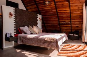 Postel nebo postele na pokoji v ubytování Glamping Pedro 3
