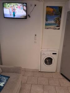 TV a/nebo společenská místnost v ubytování Charmant studio