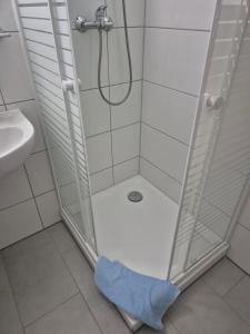 Koupelna v ubytování Hotel Lindenthal