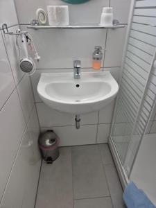 Koupelna v ubytování Hotel Lindenthal