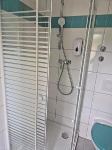 Koupelna v ubytování Hotel Lindenthal