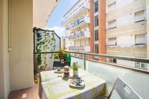 Balkón nebo terasa v ubytování casa a colori