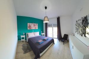 Postel nebo postele na pokoji v ubytování Apartment Sunrise, coastal Istra, Pula Duga Uvala Pavićini