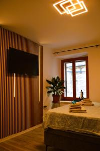 TV a/nebo společenská místnost v ubytování Apartment Antonio
