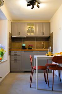 Kuchyň nebo kuchyňský kout v ubytování Apartment Antonio