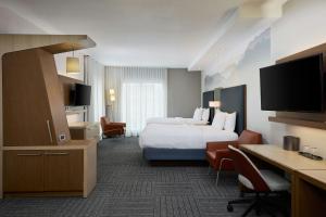 TV a/nebo společenská místnost v ubytování Courtyard by Marriott Denver Southwest/Littleton
