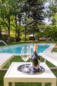 The swimming pool at or close to Villa Giardino Lucca heated pool, 2 miles Lucca