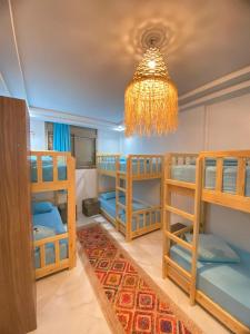 Voodi või voodid majutusasutuse KAZA Moon Hostel toas