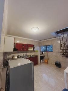 Η κουζίνα ή μικρή κουζίνα στο Apartamento Villa Saika