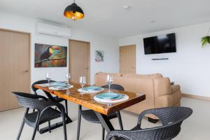 TV a/nebo společenská místnost v ubytování Viva Jaco