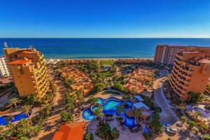 an aerial view of a resort near the ocean at Bella Sirena BA 505 As Good As It Gets Beautiful Ocean View Condo in Puerto Peñasco