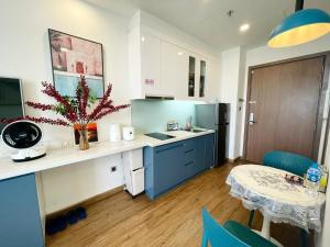 Great Studio Apt Near Marriott Hotel And Vincom Mall廚房或簡易廚房