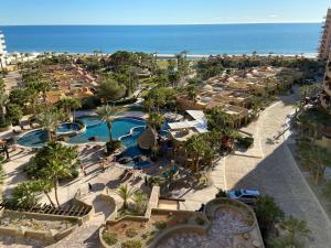 an aerial view of a resort with the ocean at Bella Sirena in La Choya