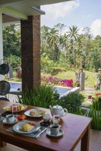 Zahrada ubytování Adhidrawa Ubud