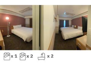 Postel nebo postele na pokoji v ubytování Toyoko Inn Busan Seomyeon