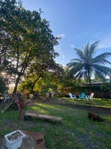 Zahrada ubytování Tropical Camas hostel