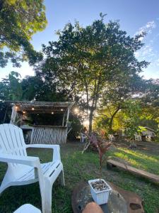 Zahrada ubytování Tropical Camas hostel