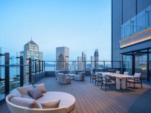 Posezení v ubytování Aden Hotel Shenzhen Nanshan