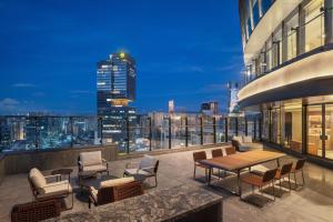 Posezení v ubytování Aden Hotel Shenzhen Nanshan