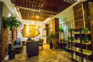 พื้นที่นั่งเล่นของ Qinghe Art Hotel