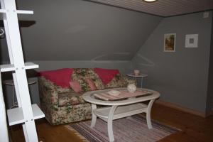 Posezení v ubytování B&B Hannåsa Gård