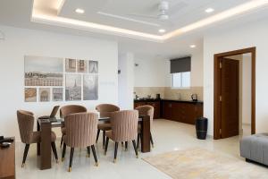 Ruang duduk di Green Star City Apartment