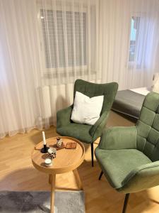 Posezení v ubytování Appartementshaus Vlora 2 App 6