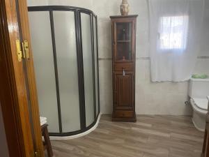 Kúpeľňa v ubytovaní Hostal Casa López