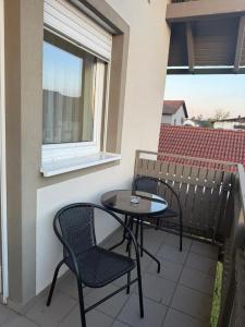 Posezení v ubytování Appartementshaus Vlora 2 App 7