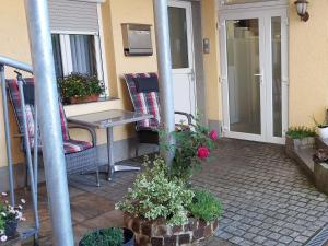 Balkón nebo terasa v ubytování Ferienwohnung Dina