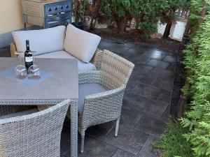 Posezení v ubytování Ferienwohnung Dina