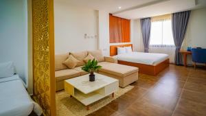 Express City Hotel - Duqm客房内的一张或多张床位