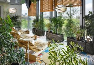 Zahrada ubytování 25hours Hotel Bikini Berlin