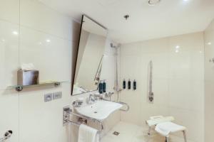 Koupelna v ubytování DoubleTree By Hilton Košice